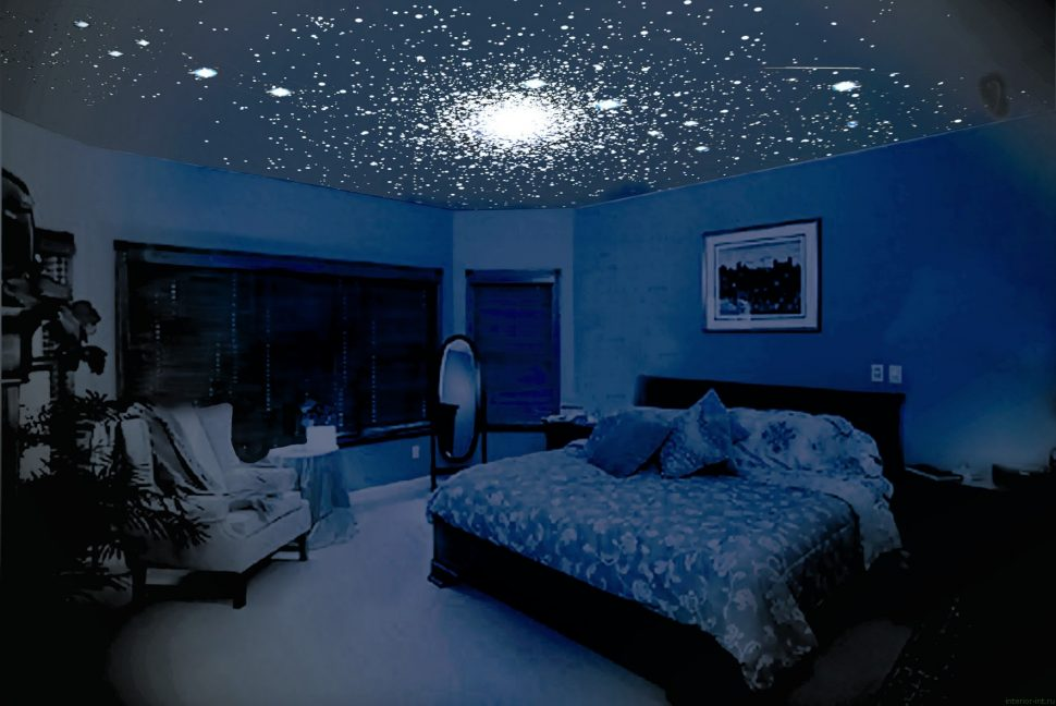Звёздный потолок своими руками – стильная идея для декорирования детской комнаты